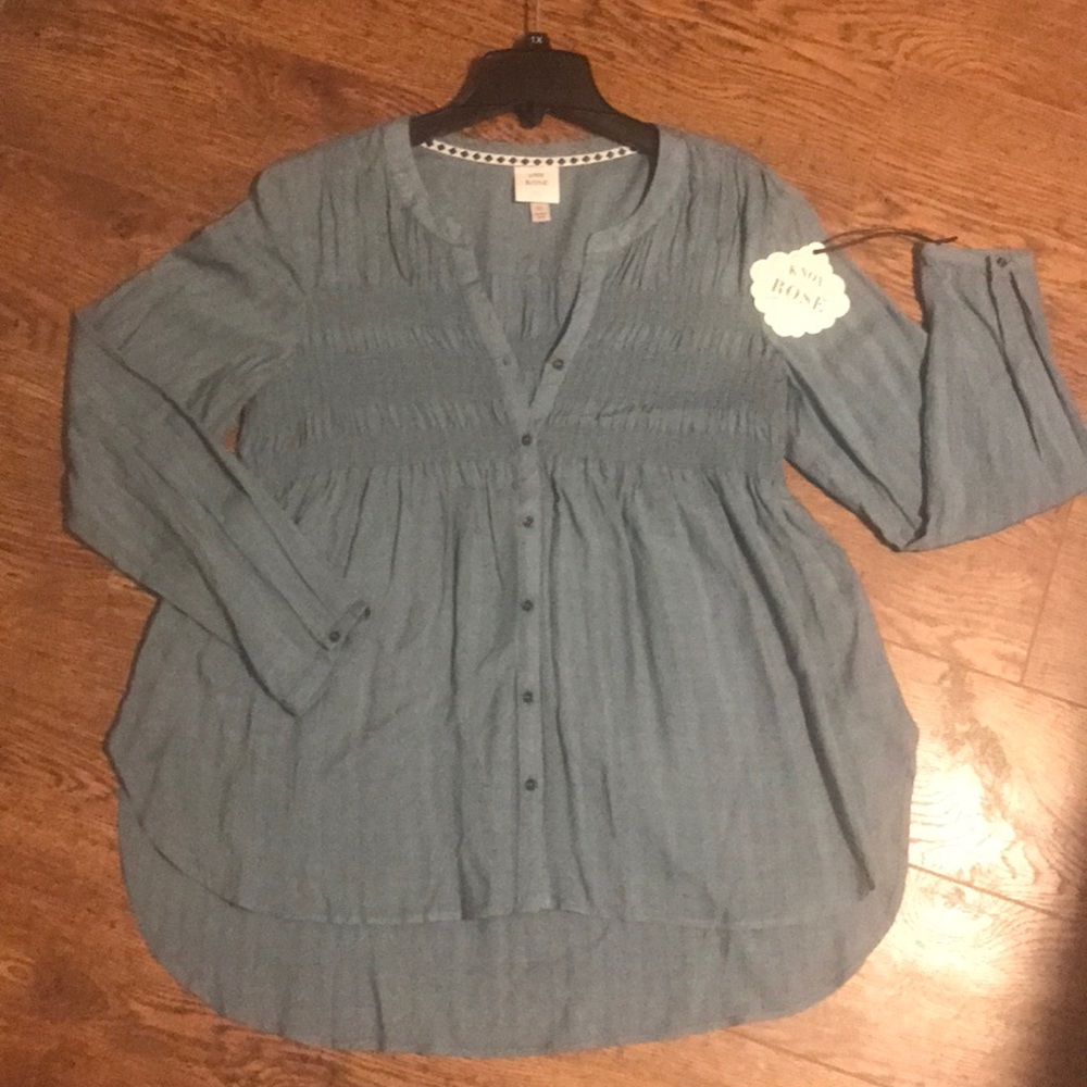 Beautiful blue blouse